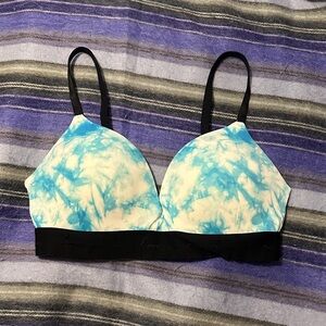 Victoria's Secret Blue Tie-Dye Bralette